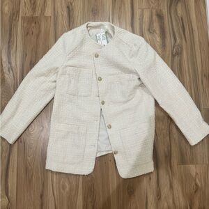 NWT H&M Blazer/Off White with Gold buttons